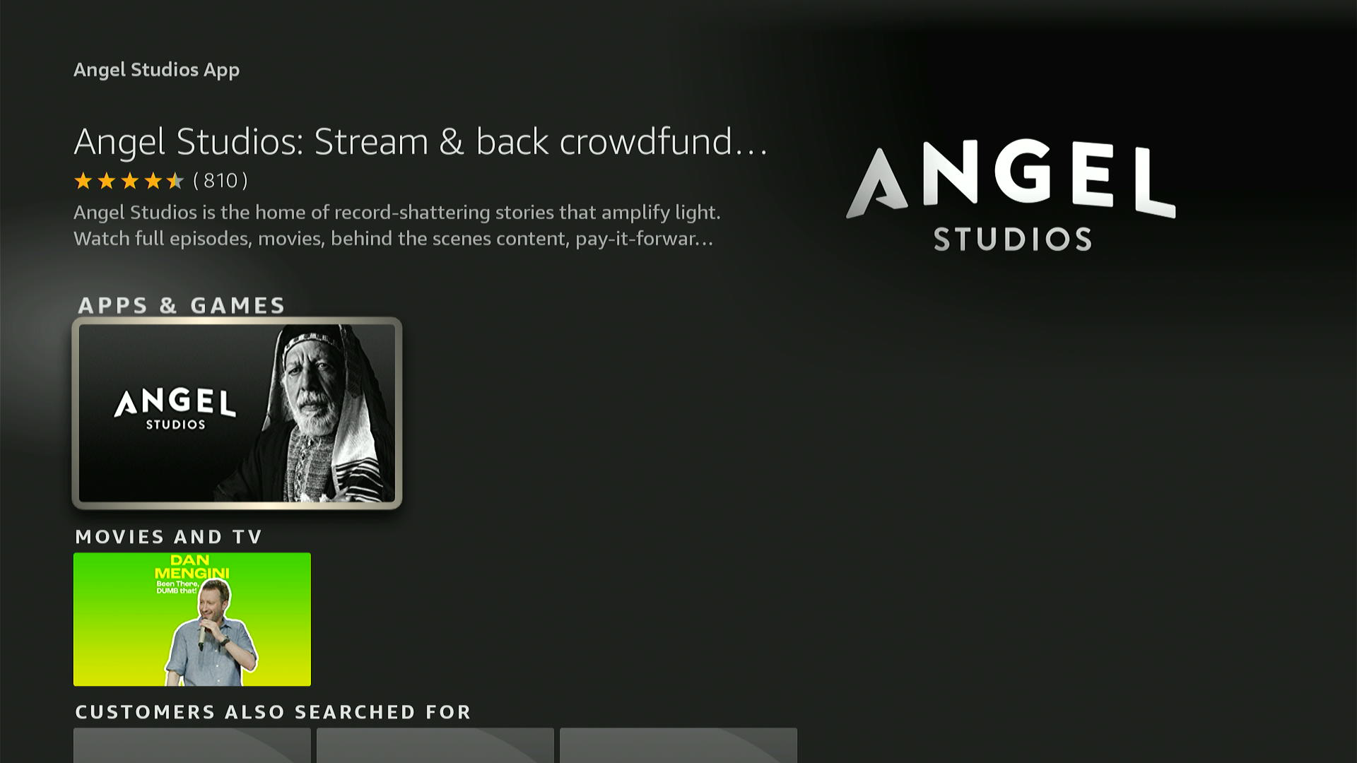 Angel Studios on the App Store